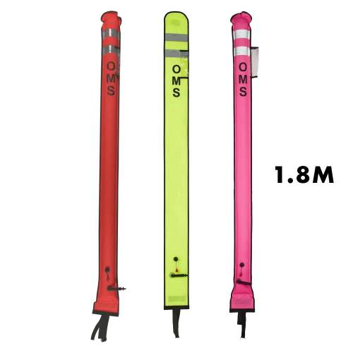 Paracaídas con purga OMS SLIM de 1.8m semiabierto