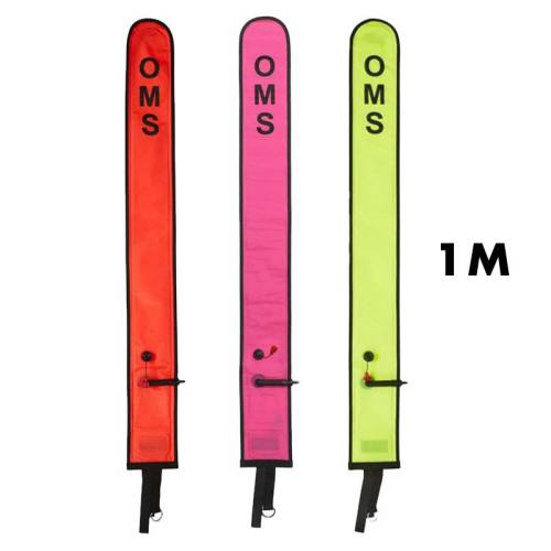 Paracaídas con purga OMS SLIM de 1m semiabierto