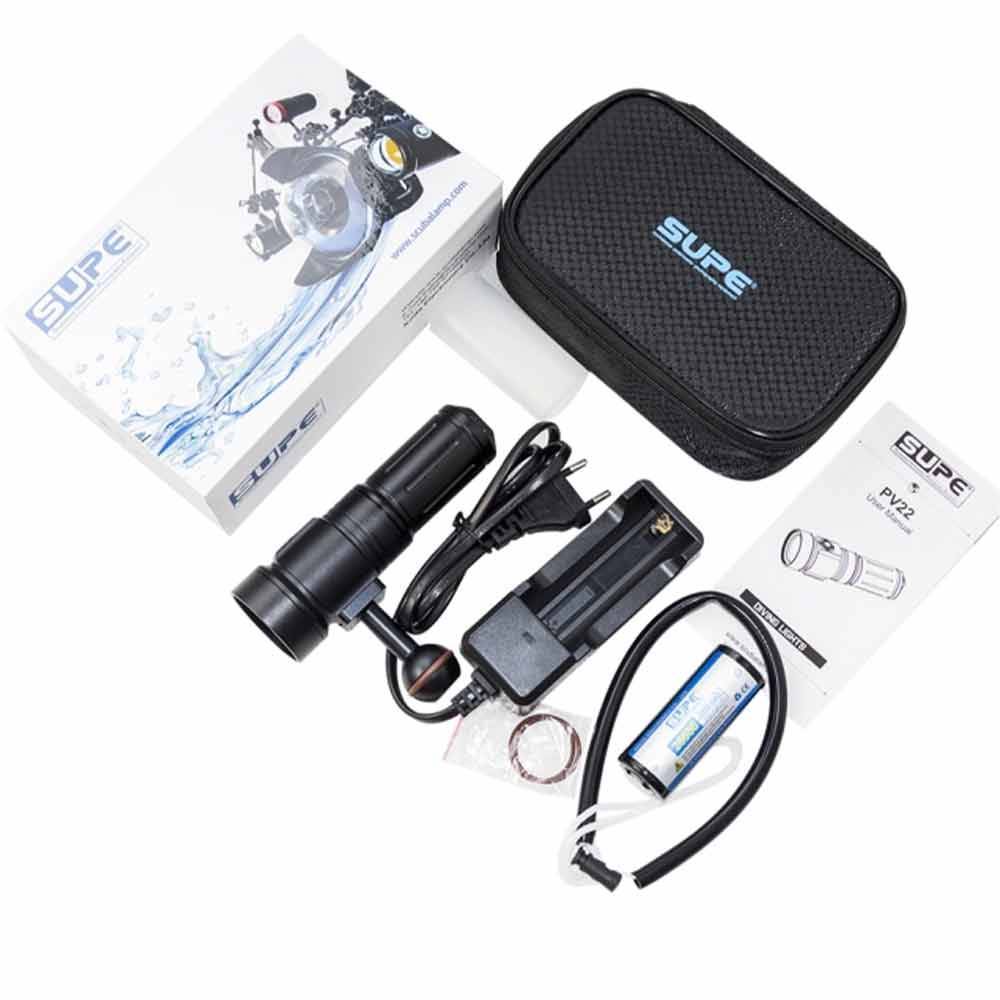 Diving Video Light 2000 Lumen PV22UV SUPE|