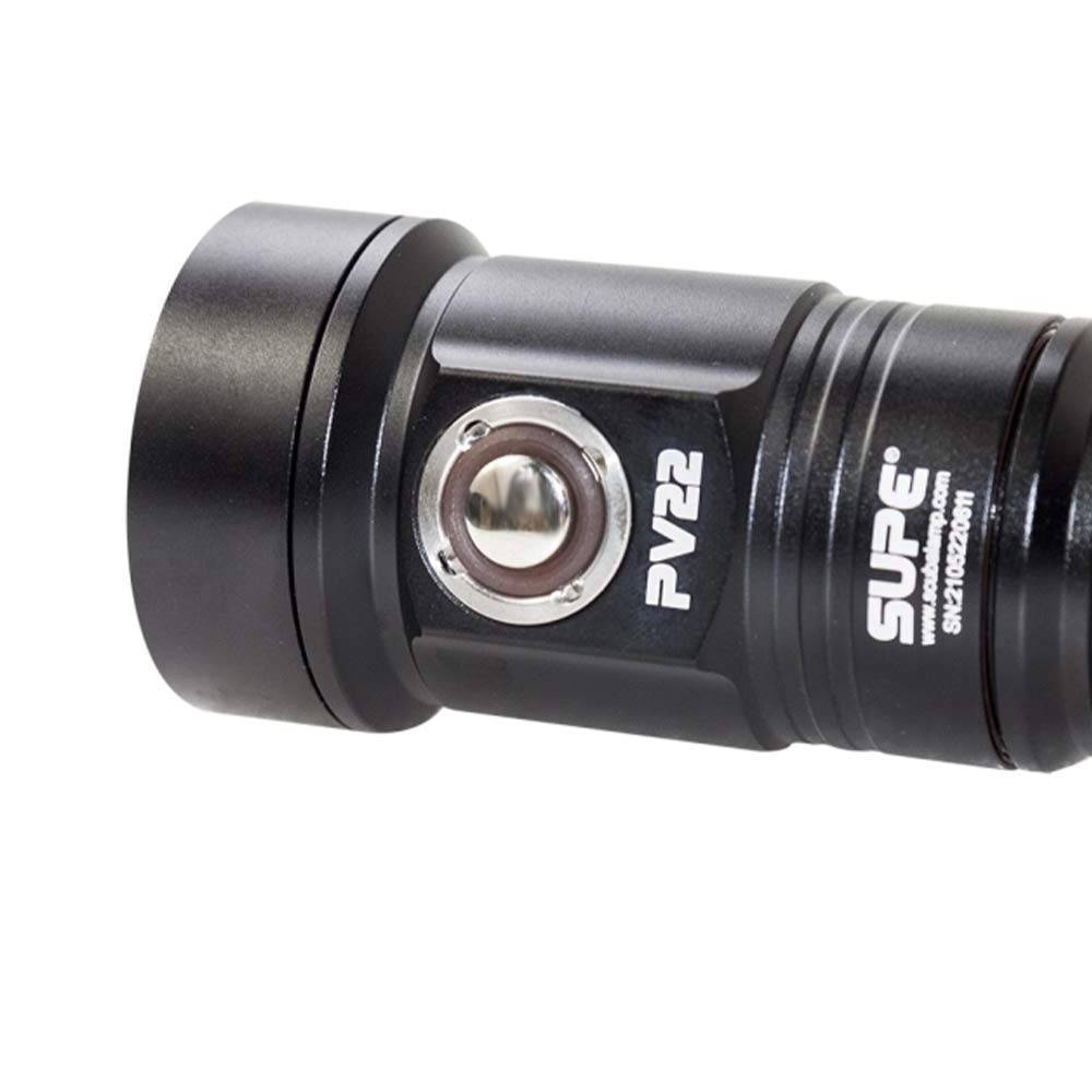 Phare de plongée vidéo 2000 lumens PV22UV SUPE|