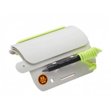 Three-page wrist slate|