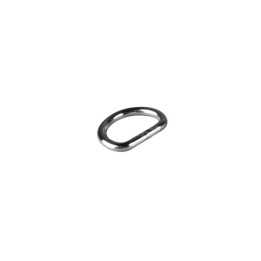 Anillo en D recto de acero inoxidable 25 mm OMS compacto