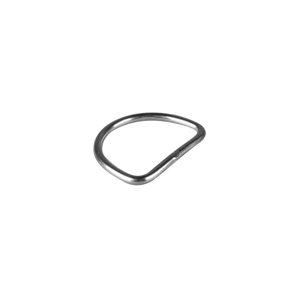 Stainless steel straight D-ring 50mm OMS|