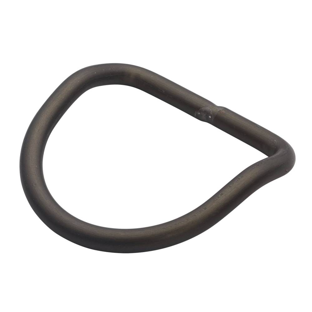 45° curved aluminum D-ring 50mm|