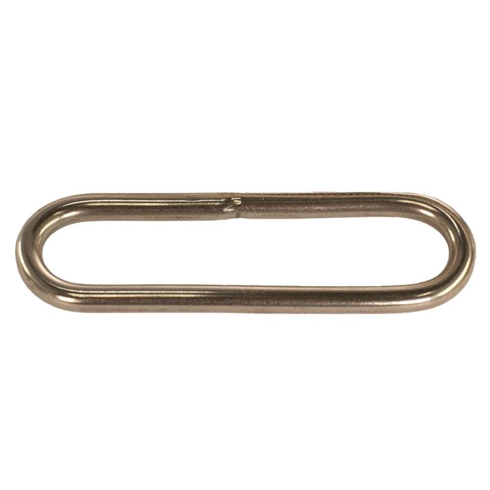 Square stainless steel ring 60mm OMS|