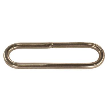 Square stainless steel ring 60mm OMS|