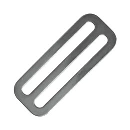 Bloque de correas de acero inoxidable 3 barras lisas OMS