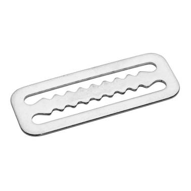 Stainless steel webbing block 3 OMS serrated bars|