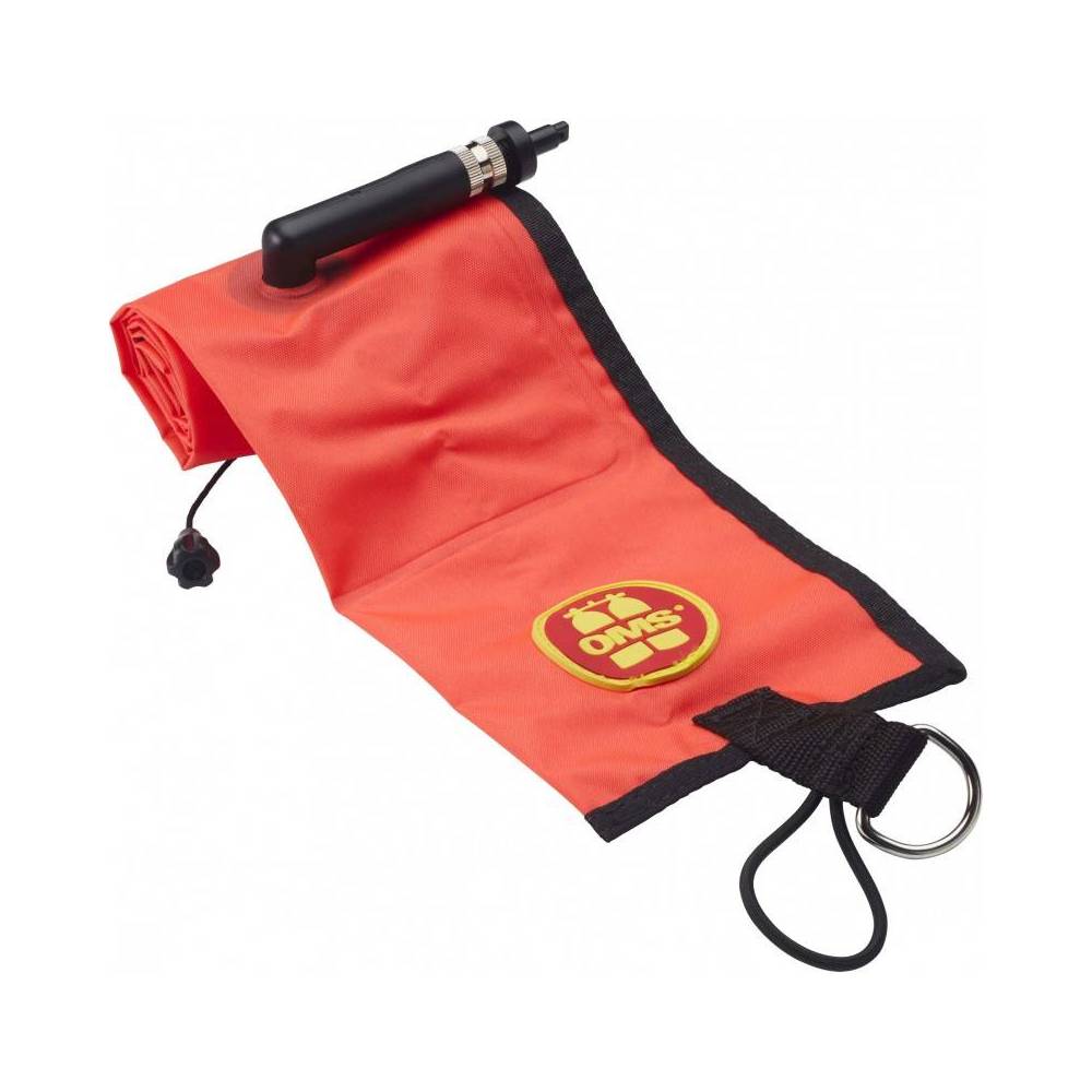 1m closed level safety parachute with OMS drain|