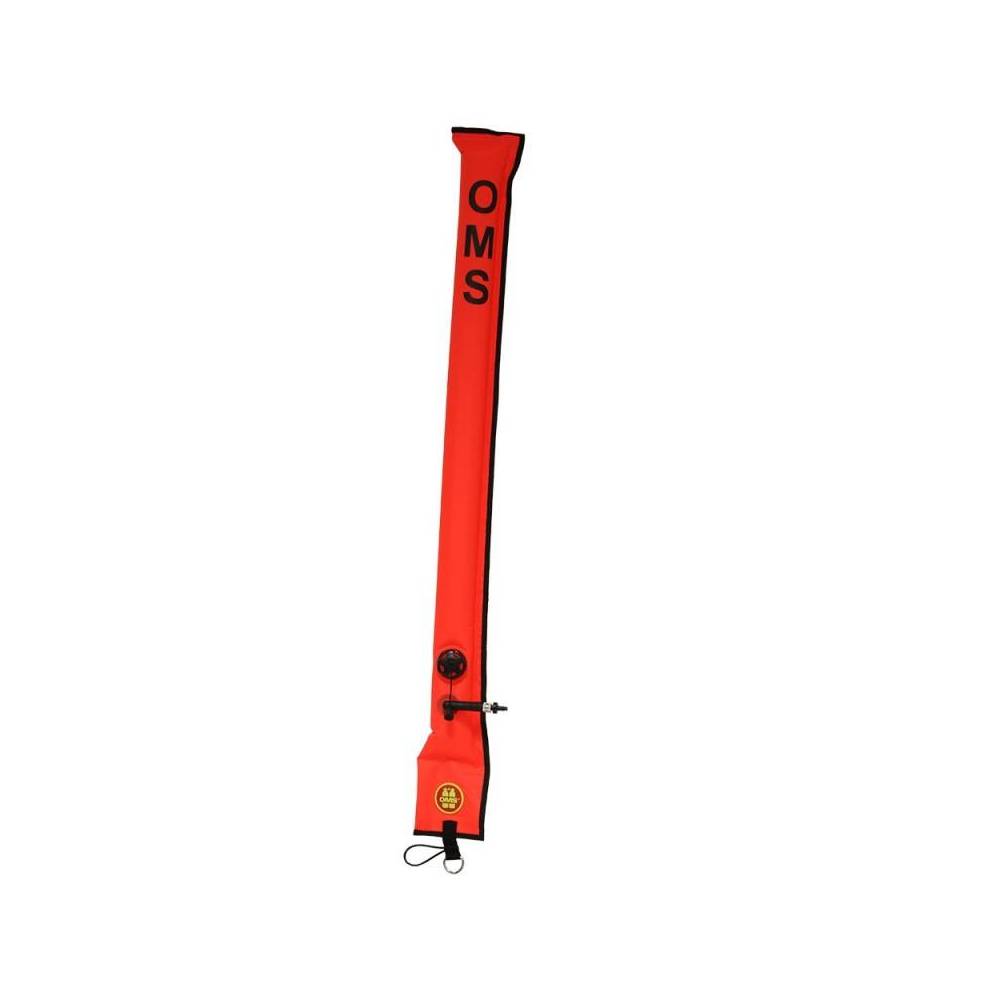 1m closed level safety parachute with OMS drain|