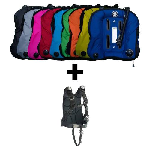 OMS Wing Deep Ocean 2.0 27.2L + IQ Lite Harness Pack