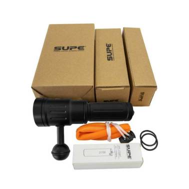 Phare de plongée double faisceaux vidéo/explo 2000 lumens PV21 SUPE|