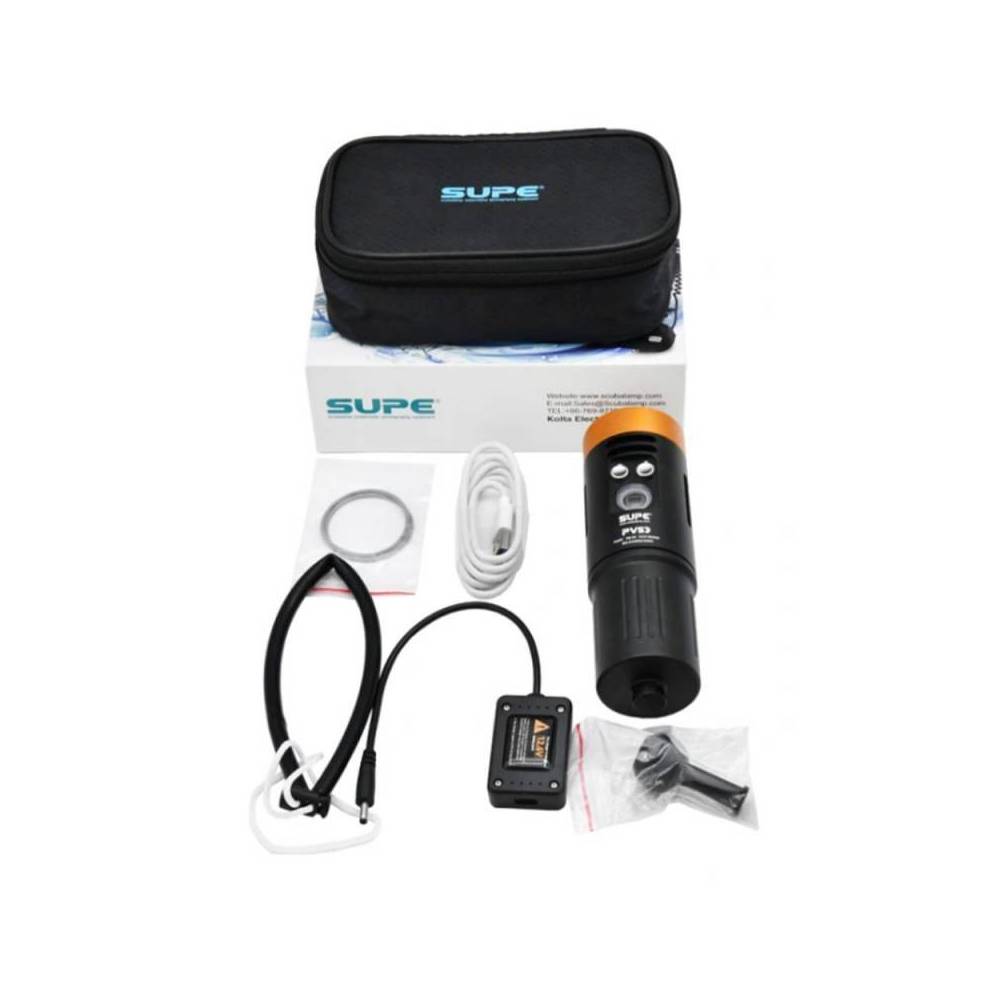 Diving Light Dual Beams Video/Exploration 5000 Lumen PV53 SUPE|