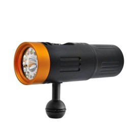Phare de plongée PV53 SUPE 5000 lumens – Double faisceau vidéo et focus, étanchéité 100m
