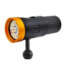 Phare de plongée PV73 SUPE 7000 lumens – Double faisceau vidéo et focus, étanchéité 100m