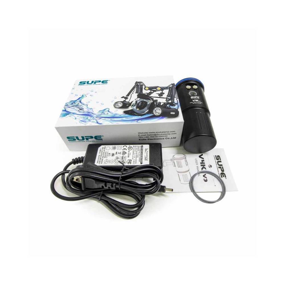 Foco de Buceo para Video 8000 Lumen V4KV3 SUPE|