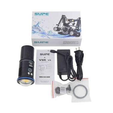 Diving Light Video 12000 Lumen V6KV3 SUPE|