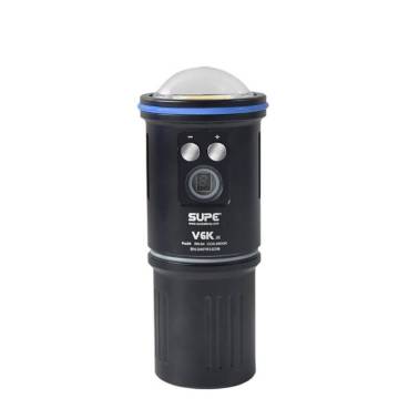 Phare de plongée vidéo 12000 lumens V6KV3 SUPE|