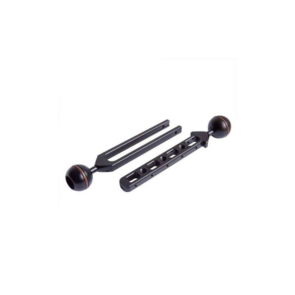 Adjustable aluminium arm with 25mm balls SUPE|