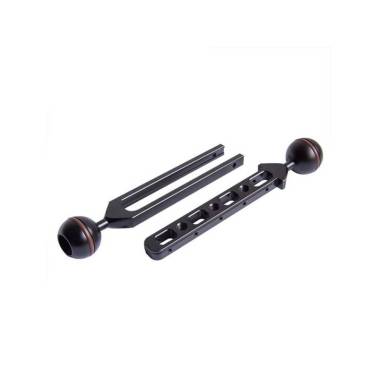 Adjustable aluminium arm with 25mm balls SUPE|