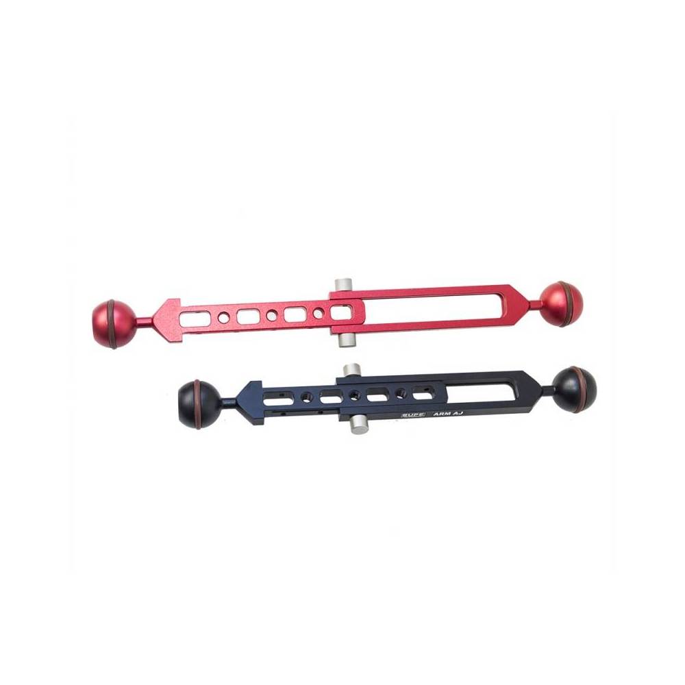 Bras aluminium réglable avec boules 25mm SUPE|