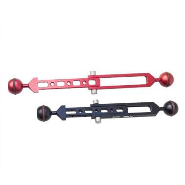 Bras aluminium réglable avec boules 25mm SUPE|