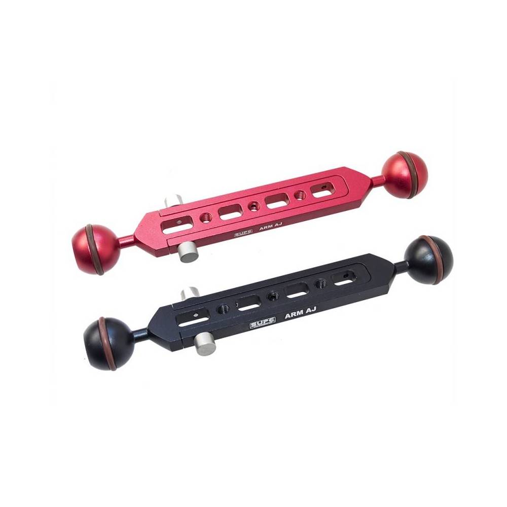 Adjustable aluminium arm with 25mm balls SUPE|