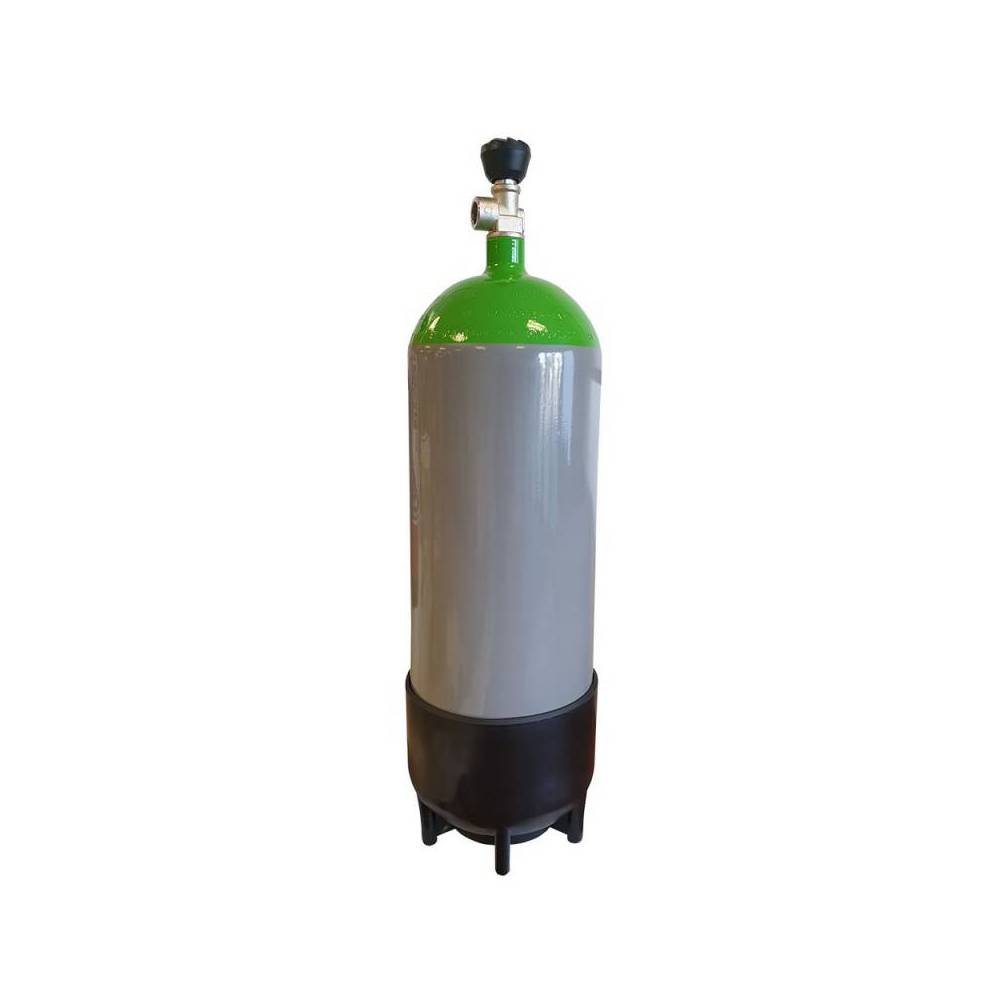 Bouteille tampon 15L 230 bar vert/gris