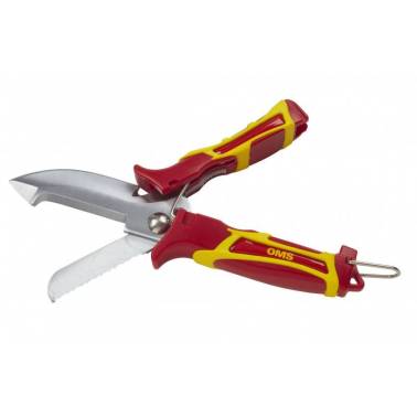 Couteau à lame pointue et cisaille SK1 OMS|