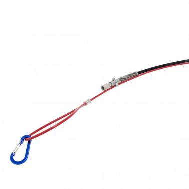 Flexible HP BAUER avec ressorts et câble anti-fouet|