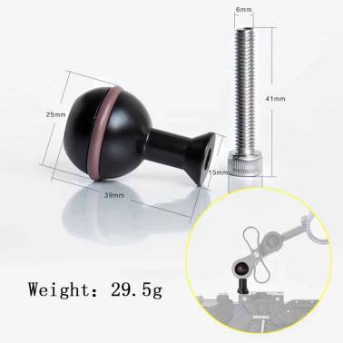 Boule en aluminium 25mm DIVEVOLK|