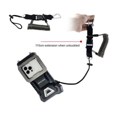 DIVEVOLK coiled security lanyard|