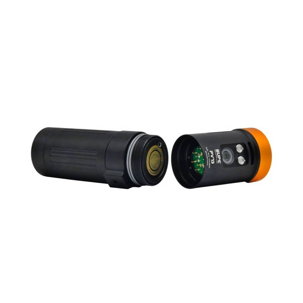 SUPE PV73PRO dual beam diving light 7000 lumen|