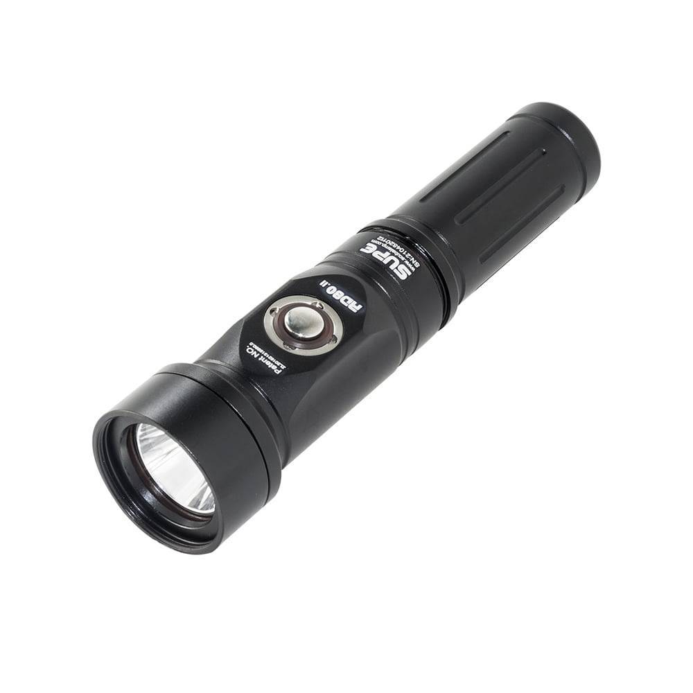Lampe de plongée d'exploration plongée sous-marine 1500 lumens noir RD80V2 SUPE
