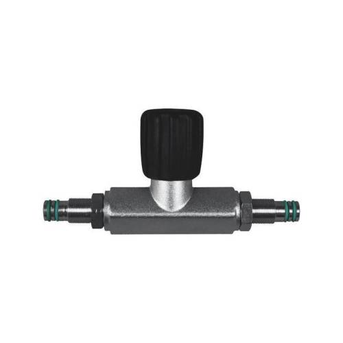 Barre centrale isolement 186mm avec robinet SCUBATEC