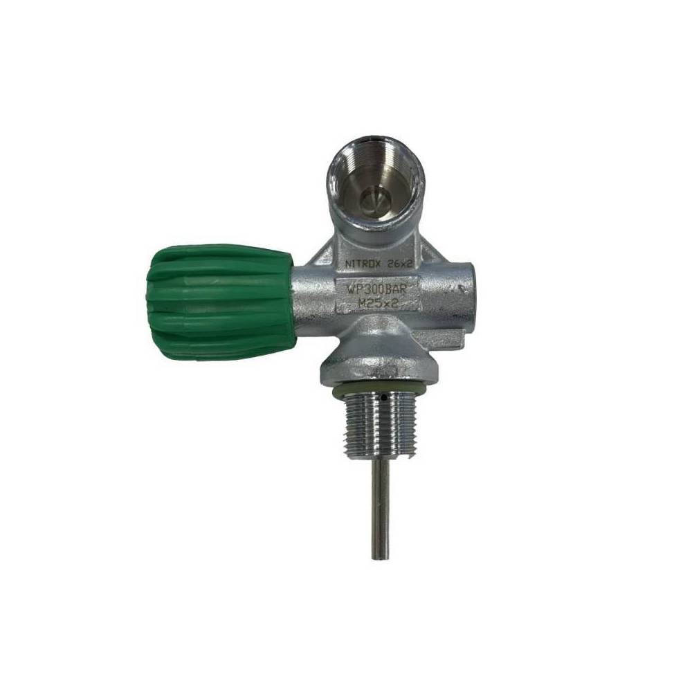 Válvula Nitrox mono 300 bar M26 S.o.S