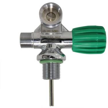 Right modular Nitrox valve 300 bar M26 S.o.S