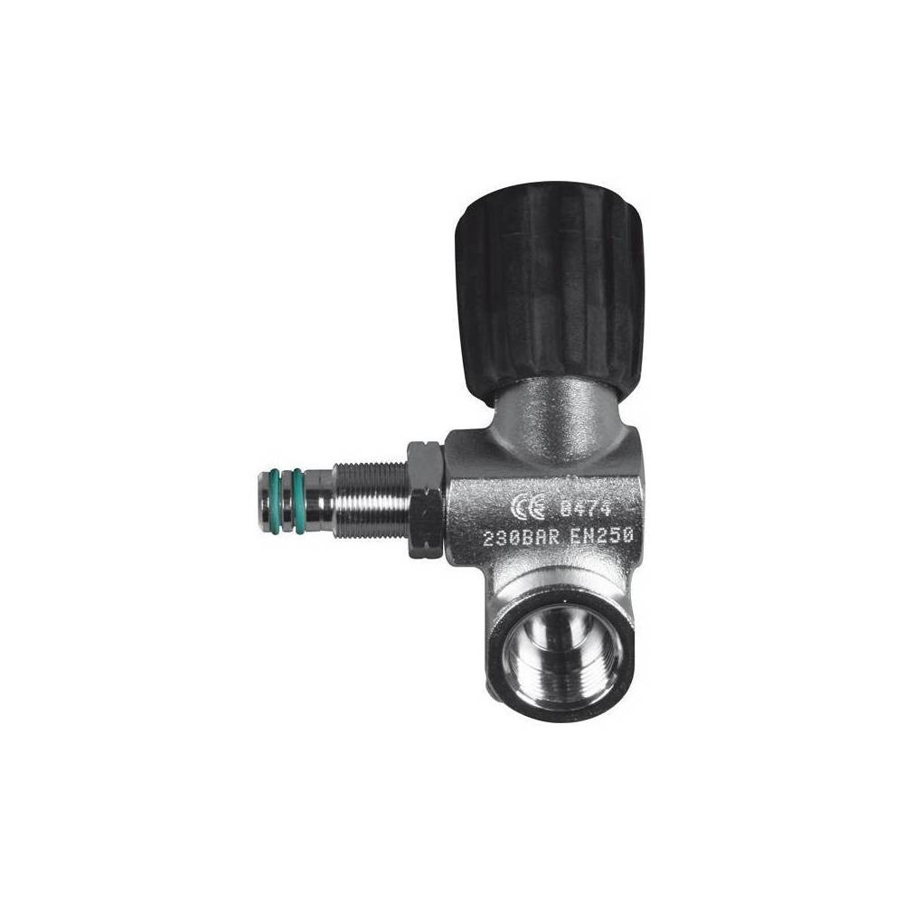 Segunda salida izquierda extensible DIN 230 bar SCUBATEC|