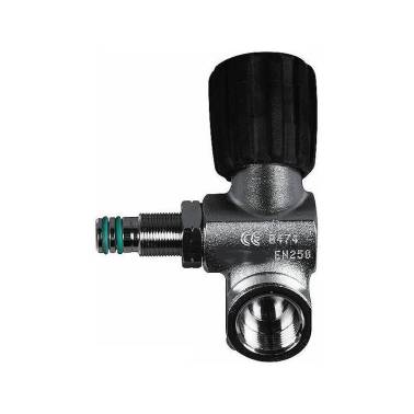 Segunda salida izquierda extensible DIN 300 bares SCUBATEC|