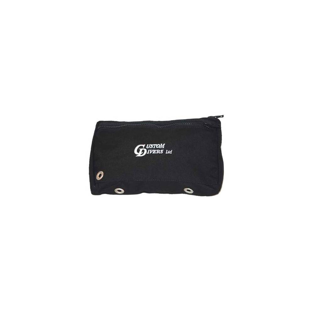 Poche double à zip CUSTOM DIVERS|