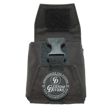 CUSTOM DIVERS quick-release weight pocket with clips|