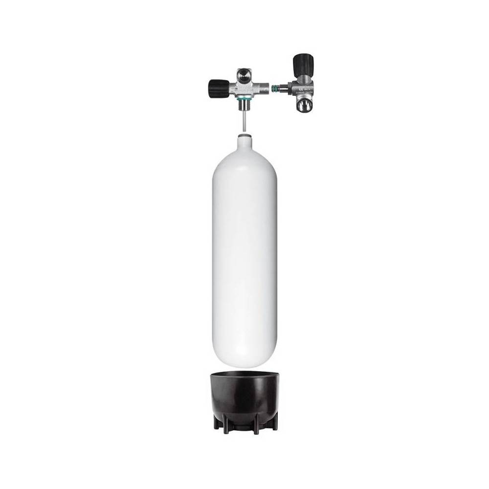 Bouteille de plongée acier 10L 300 bar|