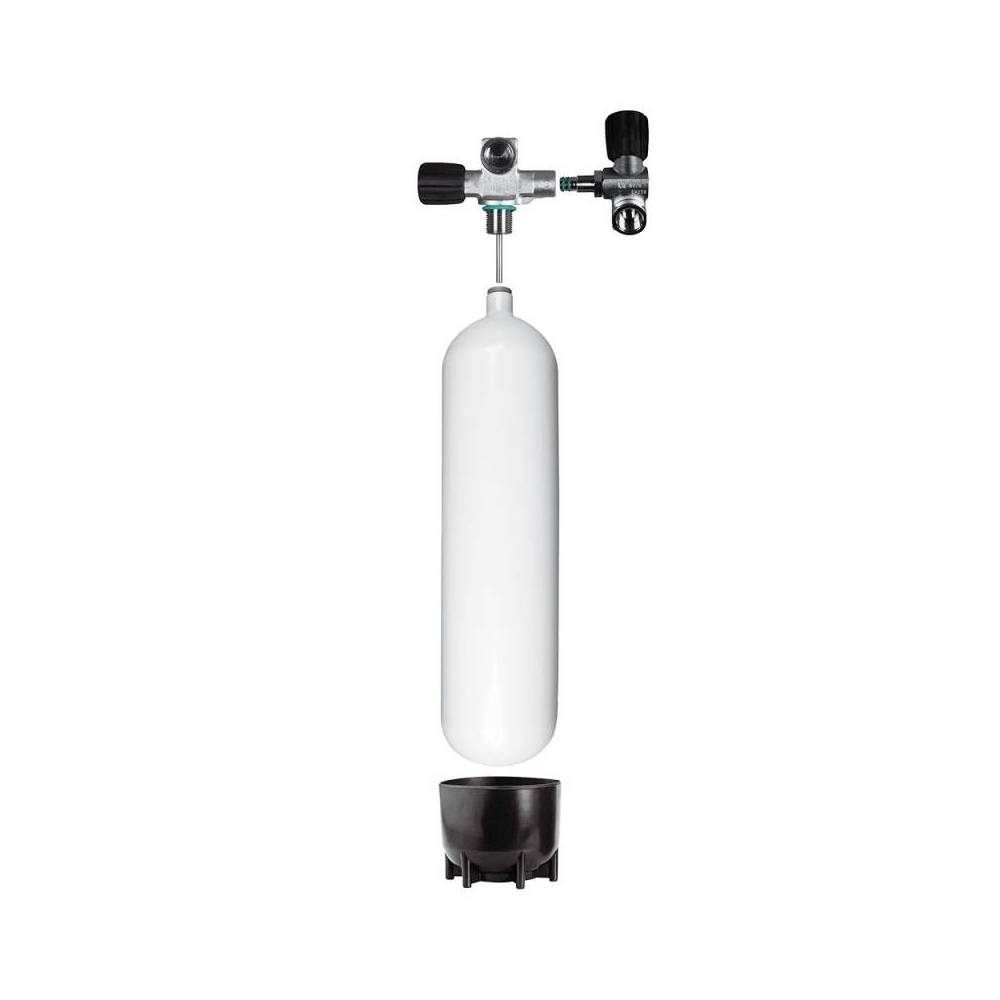 Botella de buceo de acero 12L larga 300 bar|