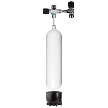 Botella de buceo de acero 12L larga 300 bar|
