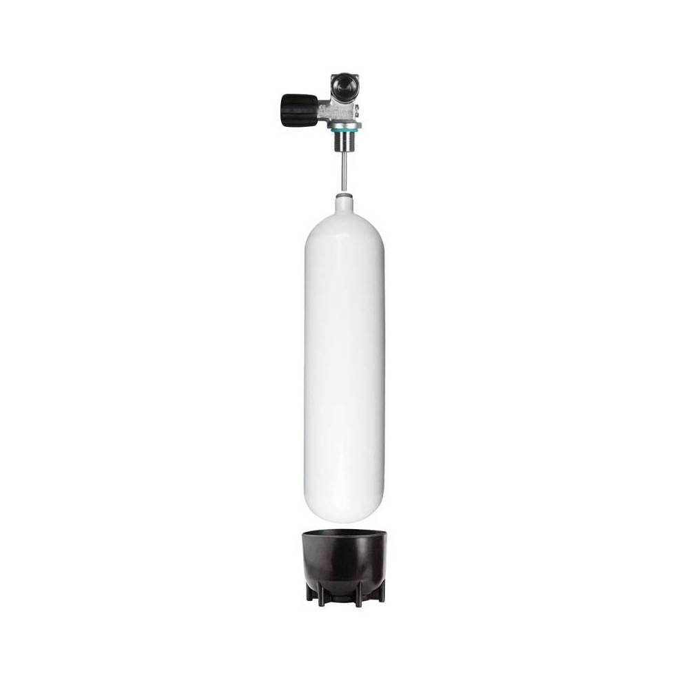 Botella de buceo de acero 12L larga 300 bar|