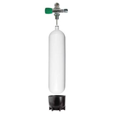 Botella de buceo de acero 12L larga 300 bar|