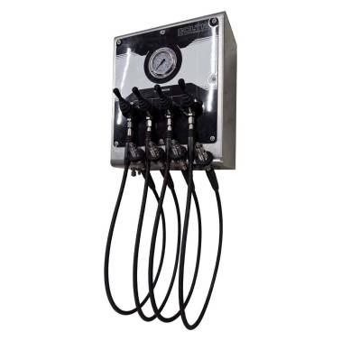 Rampe de gonflage 4 sorties à pression unique avec vannes joystick COLTRI|