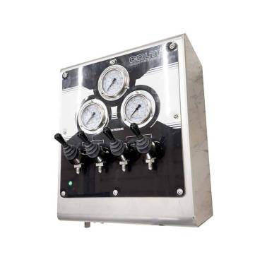 Rampe de gonflage 4 sorties à double pression avec vannes joystick COLTRI|