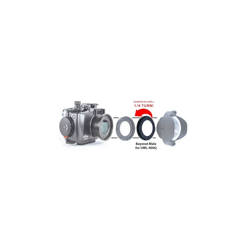 Baionnette mâle pour fisheye UWL-400Q FANTASEA|