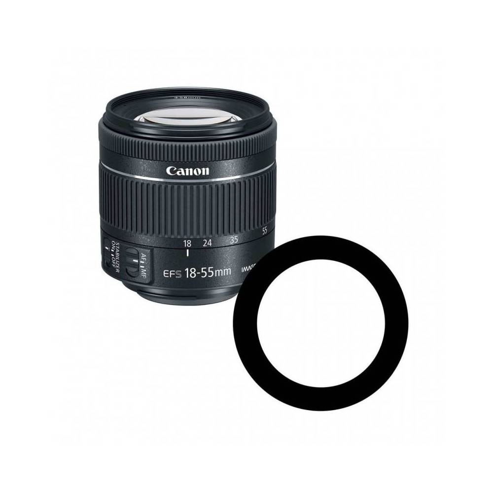Bague anti-reflet pour hublot Canon 18-55|